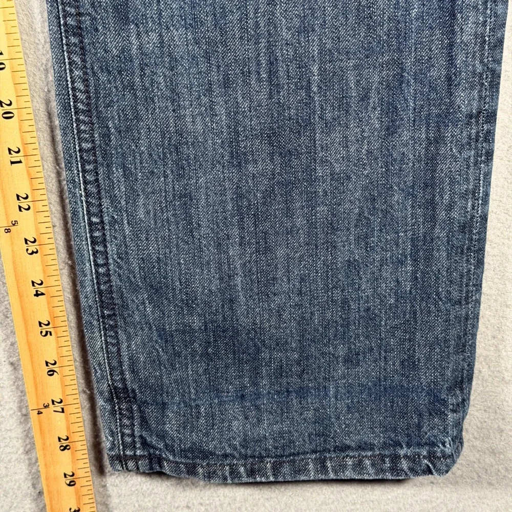 Ecko Unltd Mens Straight Fit Blue‎ Denim Jeans 38x32 Medium Wash Streetwear
